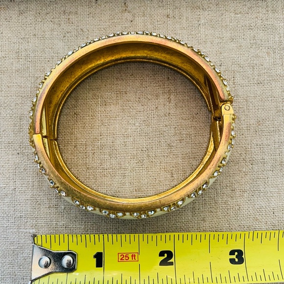 S & D Enamel hinge bracelet - Picture 3 of 4